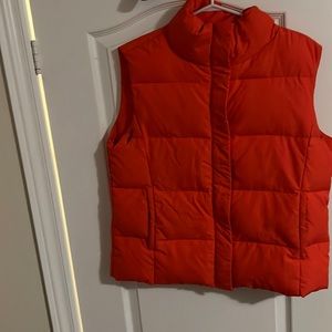 Almost new orange puffer jacket